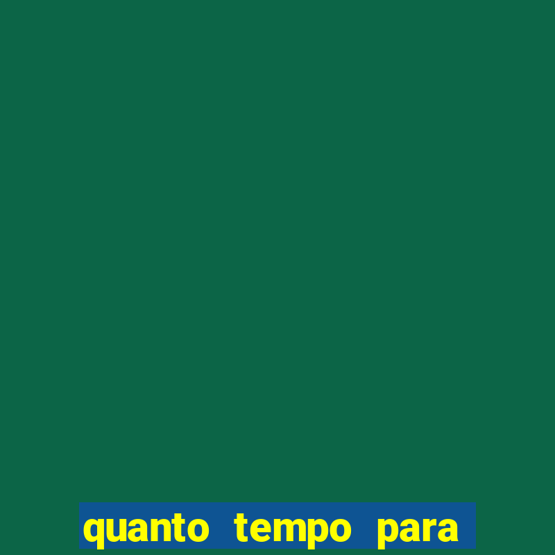 quanto tempo para a cola de cano secar